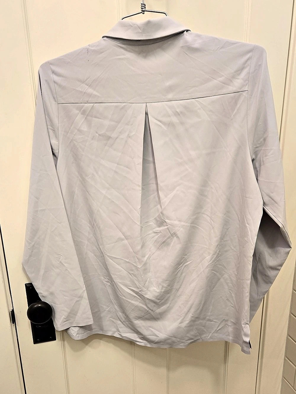 RHONE Mirage Button Up Button-Up Gray Size Medium NWT - Picture 8 of 8